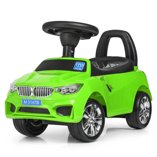 Каталка-толокар Bambi M 3147B-5 Зелений музичний - Фото 1 Каталка-толокар Bambi M 3147B-5 Зелений музичний - зображення 1