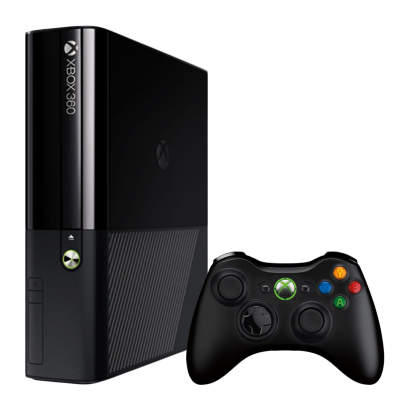 Консоль Microsoft Xbox 360 E 250GB Black Б/У - Фото 1 Консоль Microsoft Xbox 360 E 250GB Black Б/У - зображення 1