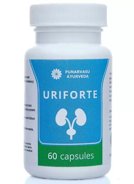 Уріфорте / Uriforte 60капс. «Punarvasu» при нефриті, захворювання сечовивідних шляхів. - зображення 1