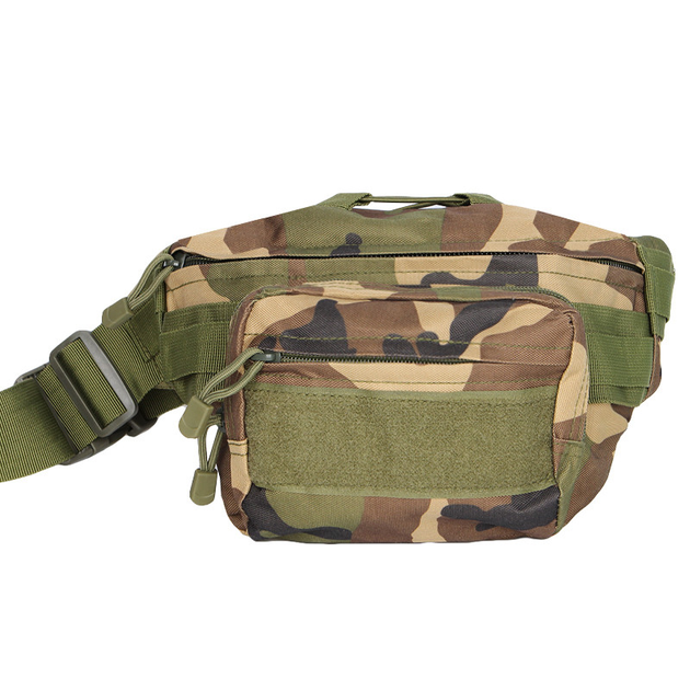 Сумка-бананка тактична на пояс AOKALI Outdoor A29 (Camouflage CP) армійська з регуляцією ремінця - зображення 2