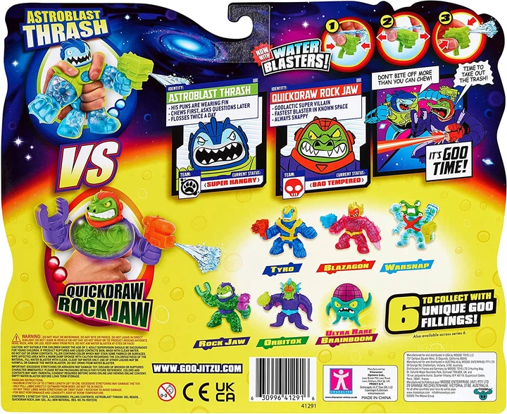 Набор из 2-х фигурок тянучек Гуджитсу Heroes of Goo JIT Zu Galaxy