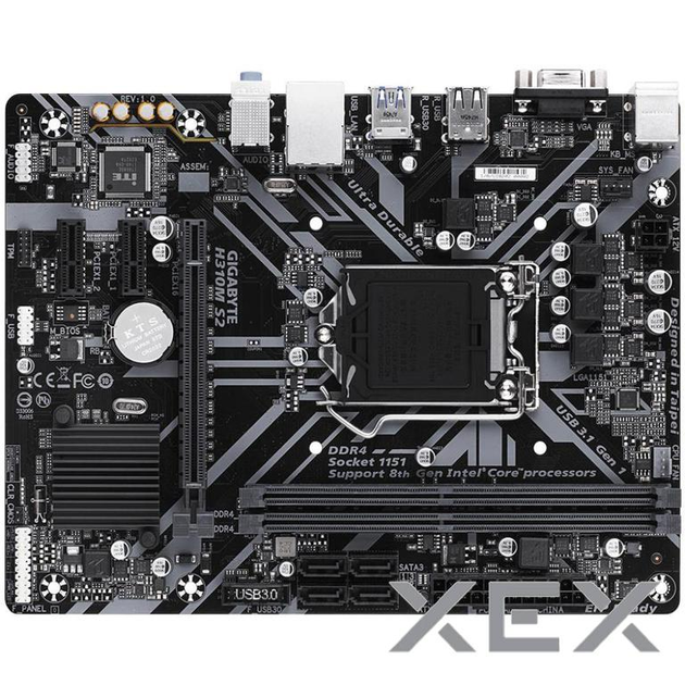 Материнская плата GIGABYTE H310M S2 – фото, отзывы, характеристики в ...