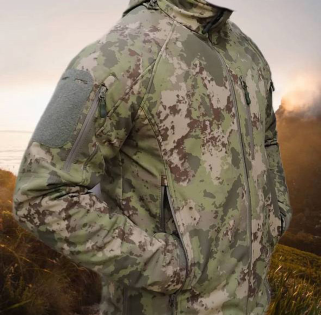 Тактическая зимняя куртка SOFTSHELL MULTICAM Wolftrap Размер: L (50) Хаки - изображение 1