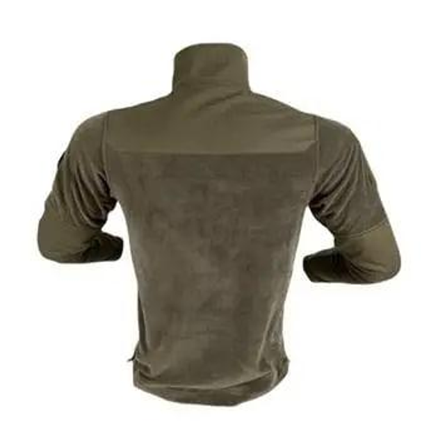 Куртка кофта флисовая тактическая олива Wolftrap Турция Размеры: 2ХL (54) - изображение 2