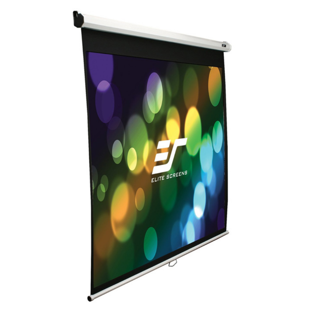 Экран настенный ручной Elite Screens M120XWV2 120" (4:3) 182.4х243.8 Белый корпус - изображение 2