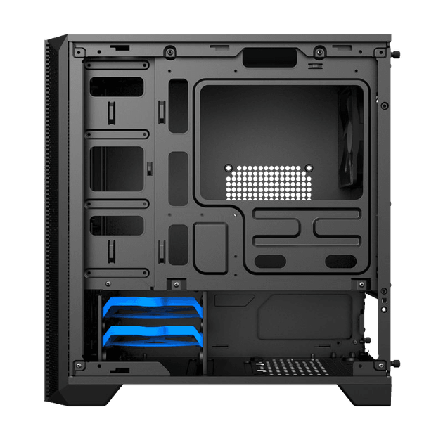 Корпус АТХ GameMax SILENT HILL без блока питания micro ATX Черный - изображение 6