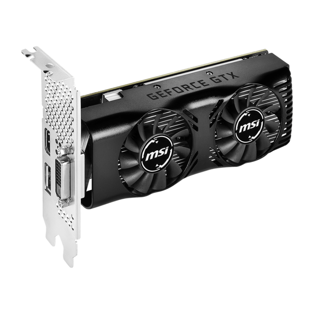 Видеокарта MSI GTX 1630 4GT LP OC 4GB/GDDR6/HDMI/DisplayPort/DVI/170мм - изображение 2