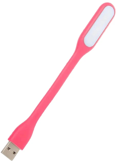 USB лампа для ноутбука Optima Flexible LED UL-001 Розовый 2 шт - изображение 2