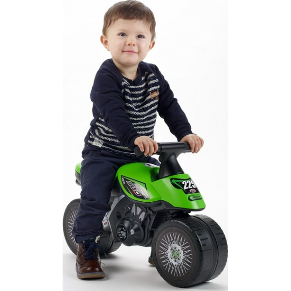 Дитячий Біговел Falk Moto Kawasaki KX Bud Racing 402KX Зелений з 1 року - Фото 3 Дитячий Біговел Falk Moto Kawasaki KX Bud Racing 402KX Зелений з 1 року - зображення 3