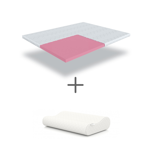 Топпер (матрас на диван) Gutenkauf Topper Aero + подушка Schaum 80x190 ...