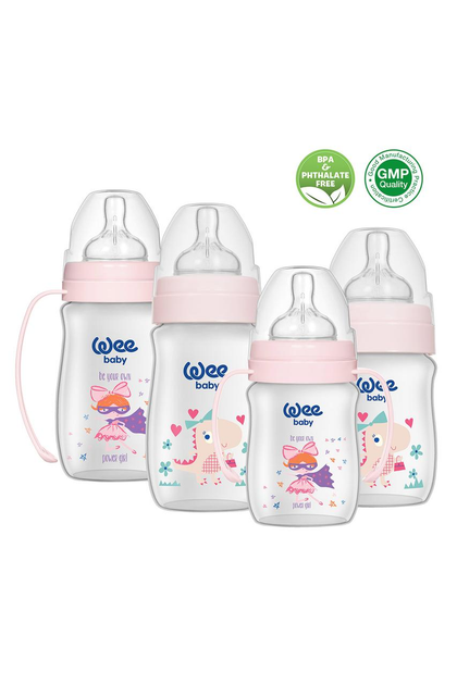 Набір для годування новонароджених Wee Baby Classic Plus рожевий - зображення 1