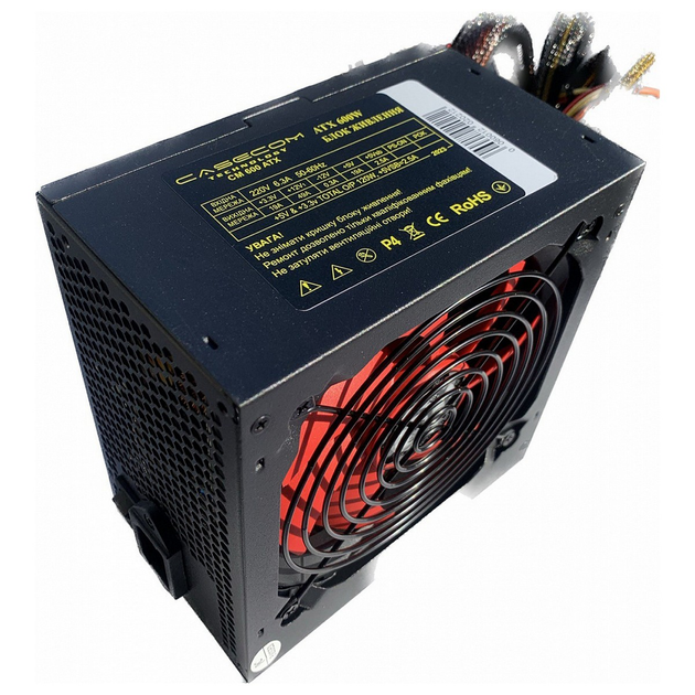 Блок питания CaseCom CM 600 ATX 600W - изображение 1