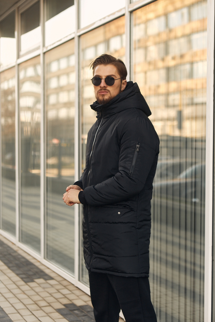 Парка ОллБлек чорний XL - Фото 2 Парка ОллБлек чорний XL - зображення 2