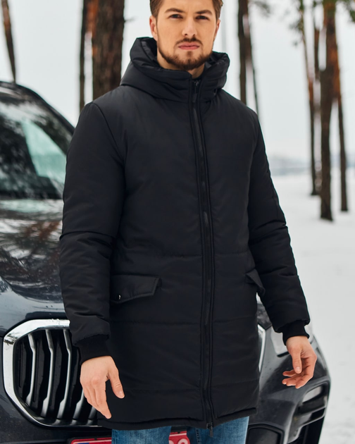 Парка ОллБлек чорний XL - Фото 6 Парка ОллБлек чорний XL - зображення 6