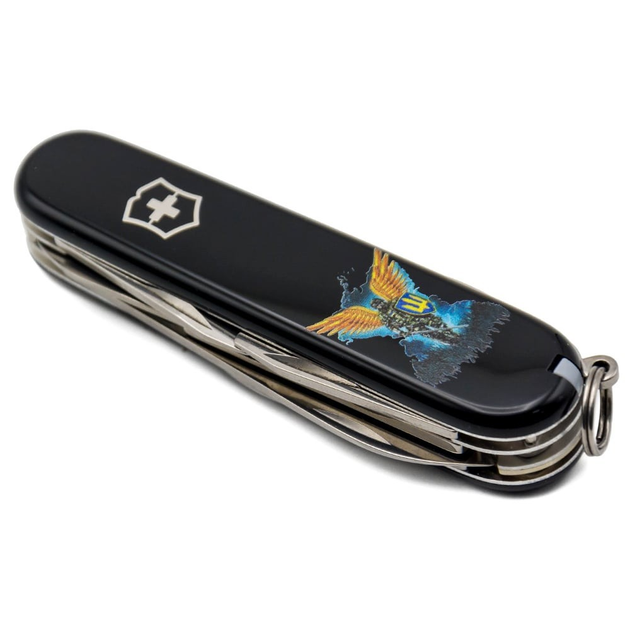 Складной нож Victorinox CLIMBER UKRAINE Ангел ВСУ 1.3703.3_T1061u - изображение 2