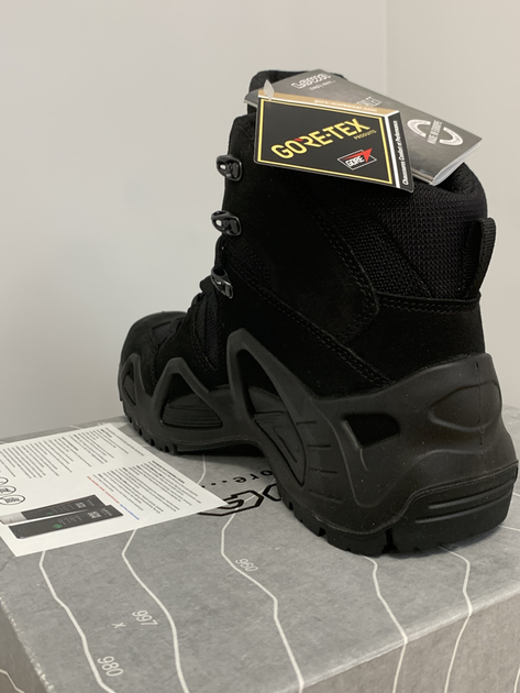 Черевики тактичні 41,5 Чорні LOWA zephyr mid tf 41,5р Black (310537-9999-41-5) - Фото 4 Черевики тактичні 41,5 Чорні LOWA zephyr mid tf 41,5р Black (310537-9999-41-5) - зображення 4