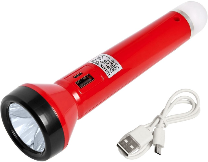 Аварийный светильник с аккумулятором DELUX REL-107 USB 2.5W 225lm USB ...