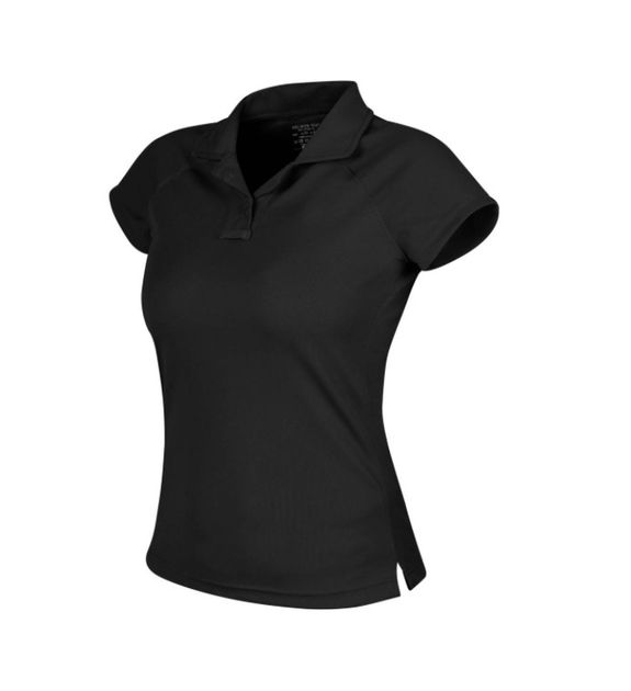 Футболка жіноча Women's UTL Polo Shirt - TopCool Lite Helikon-Tex Black XS Жіноча тактична - зображення 1