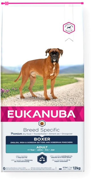 Sucha karma dla psów Eukanuba Adult Boxer 12 kg (8710255120232) - obraz 1
