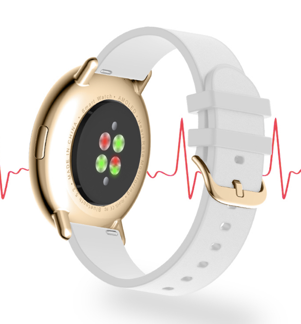 Смарт Часы Lemfo M30 Gold-White Amoled Экран Premium Smart Watch для Android и iOS - изображение 5