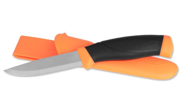 Кишеньковий ніж Morakniv Companion Orange, stainless steel помаранчевий (2305.00.94) - зображення 2