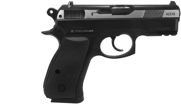 Пистолет пневматический ASG CZ 75D Compact Nickel BB кал. 4.5 мм (2370.25.21) - изображение 2