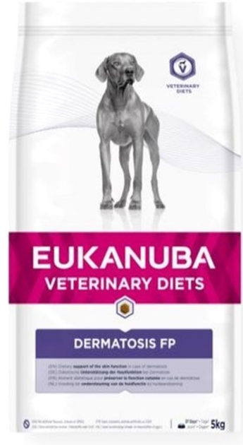Sucha karma dla psów z alergią EUKANUBA VET Dermatosis FP 5 kg (8710255129952) - obraz 1