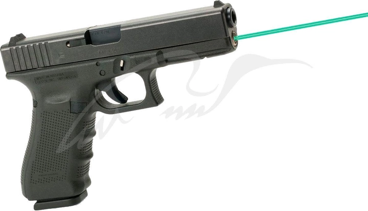 Цілеуказатель лазерн. LaserMax потроєний для Glock 17/34 Gen4, зелений - зображення 1