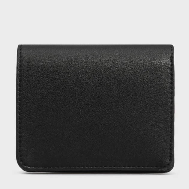 Portfel damski Love Moschino Portafogli Pvc Nero Galv.Ott.V. JC5628PP0AKM Czarny ocynk.Ott.V. (8059826141437) - obraz 3