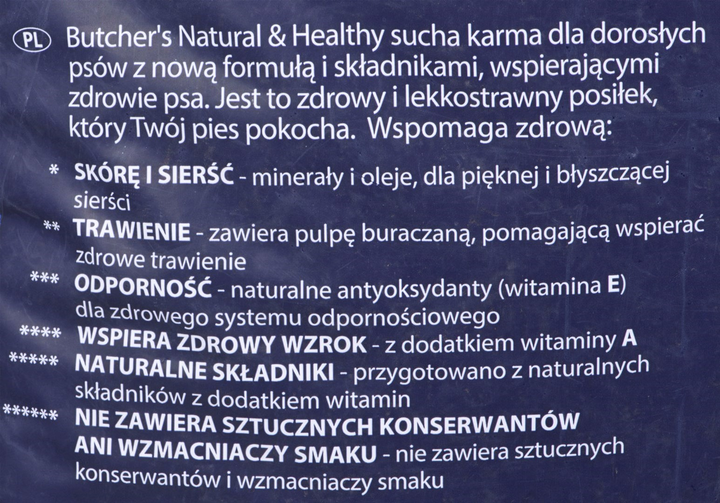Sucha karma dla psów Butchers Natural & Healthy z kurczakiem 10 kg (5011941415155) - obraz 3