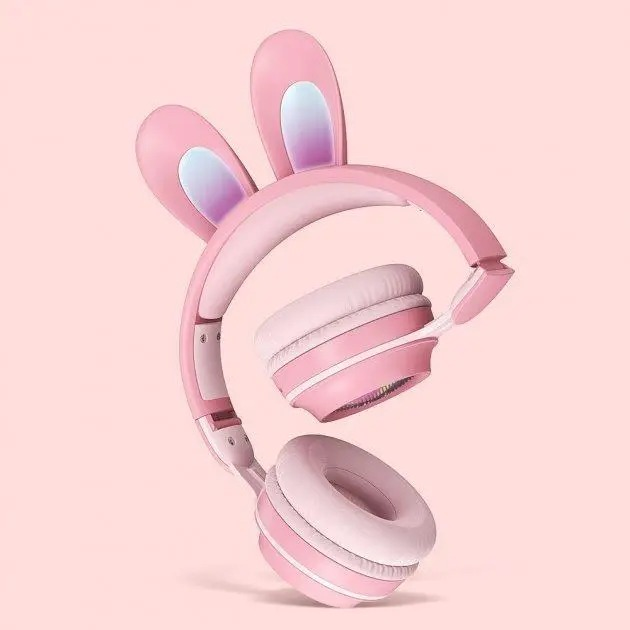 Наушники с ушками зайчика CATear 400 мАч полноразмерные Bluetooth ...