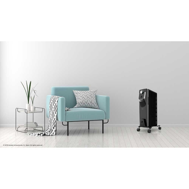 Масляный радиатор Cecotec Ready Warм 5770 Space 360 1500 Вт (Испания) - изображение 4