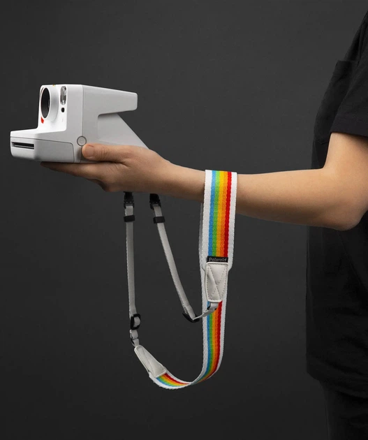 Ремінь для фотоапарата Polaroid Camera Strap Flat Grey Rainbow (9120096771460) - зображення 2