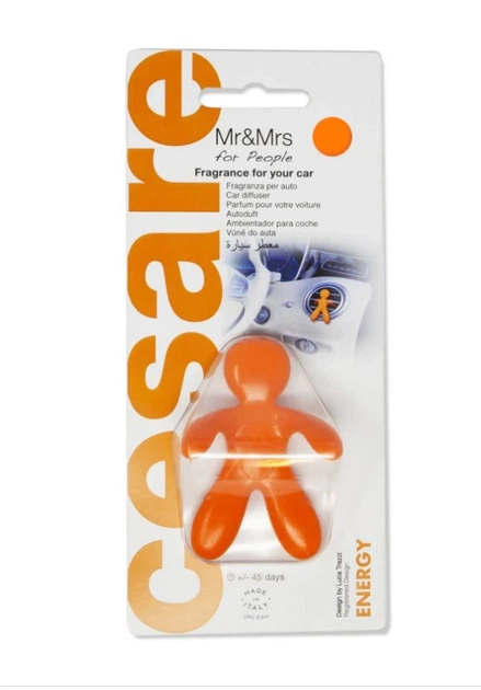 Ароматизатор в авто Mr&Mrs CESARE BLISTER Orange Energy - Orange (JCESBS05N) - зображення 2
