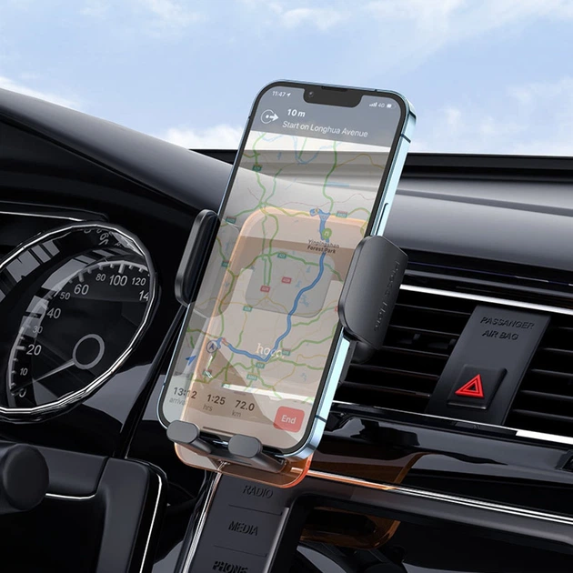 Автодержатель Hoco CA117 цитрусовый - Фото 2 Автодержатель Hoco CA117 цитрусовый - изображение 2