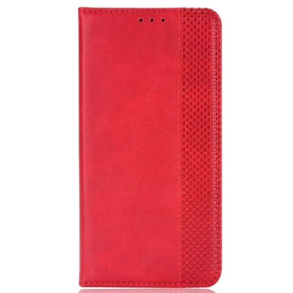 Чехол-книжка Deexe Retro Style для Samsung Galaxy S23 (S911) - Red - изображение 6