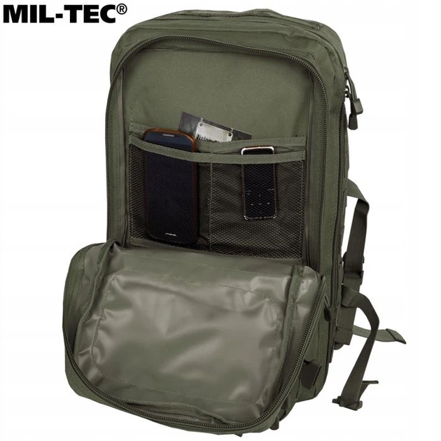 Рюкзак сумка Mil-Tec 36 л оливковый - Фото 13 Рюкзак сумка Mil-Tec 36 л оливковый - изображение 13