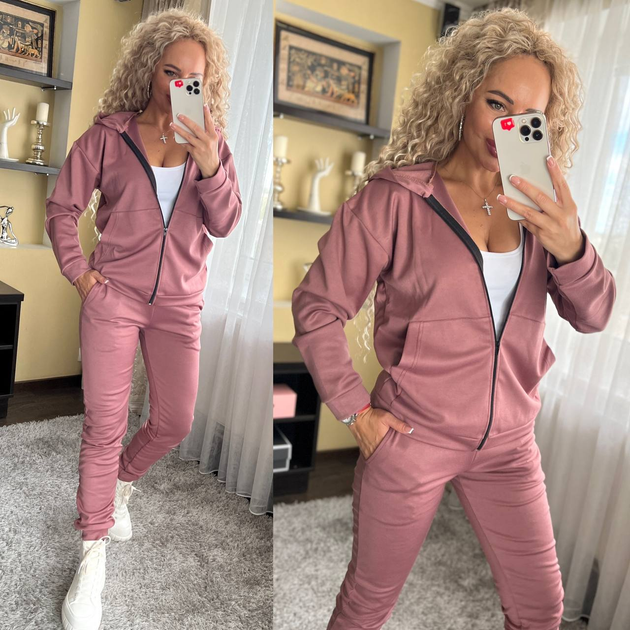 Fashions • Спортивный костюм женский Камила Fashions S пудра (3737) от ...