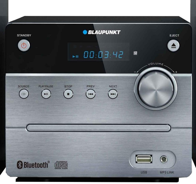Микросистема музыкальная Blaupunkt MS12BT Черный 10 Вт Bluetooth/FM/CD ...