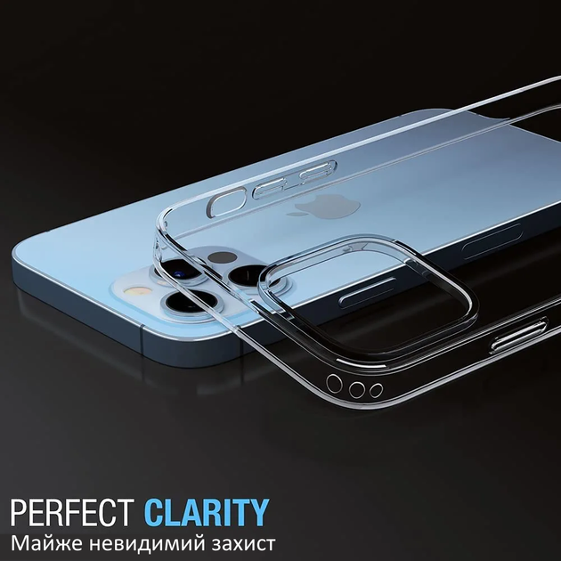 Чехол FlexGear для iPhone 14 Pro и 2X защитных стекла для экрана - Crystal Clear (500201222-X003B4QYFX) - изображение 6
