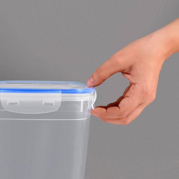 Контейнер пищевой Dunya Plastik глубокий прямоугольный с крышкой ...
