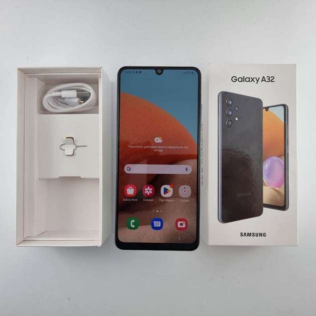 Samsung Galaxy A32 64 GB Black (2C00005008) – фото, відгуки ...