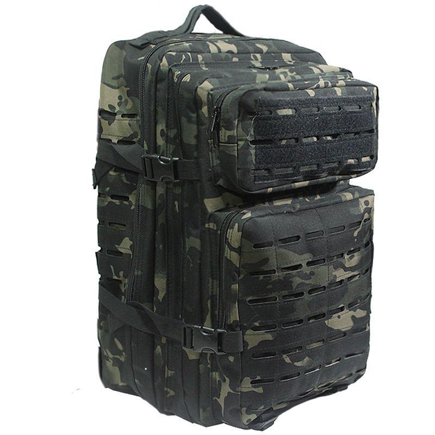 Тактичний рюкзак на 40л BPT9-40 чорний мультикам - зображення 1