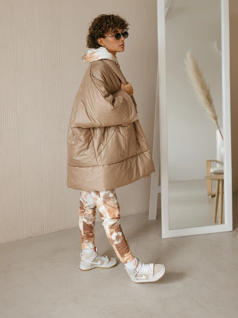 Куртка демисезонная женская Seventeen 2020.5260 One Size Кофейная (Sev2000000178677) - изображение 8