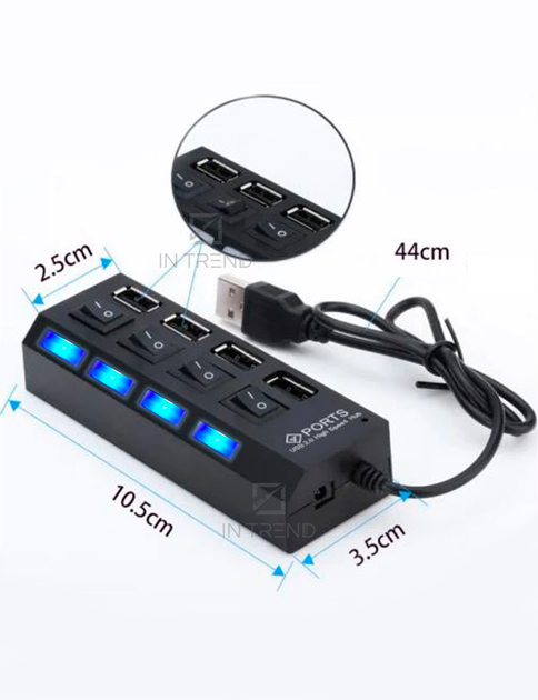 Разветлитель переходник USB хаб SPEEDLINK 220В Чёрный ...