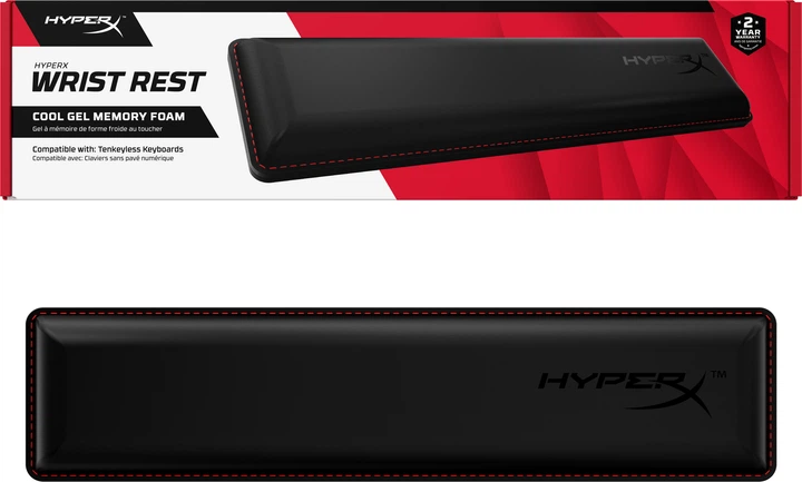 Ергономічна підставка під зап'ястя HyperX Wrist Rest Tenkeyless Black (4Z7X1AA) - зображення 5