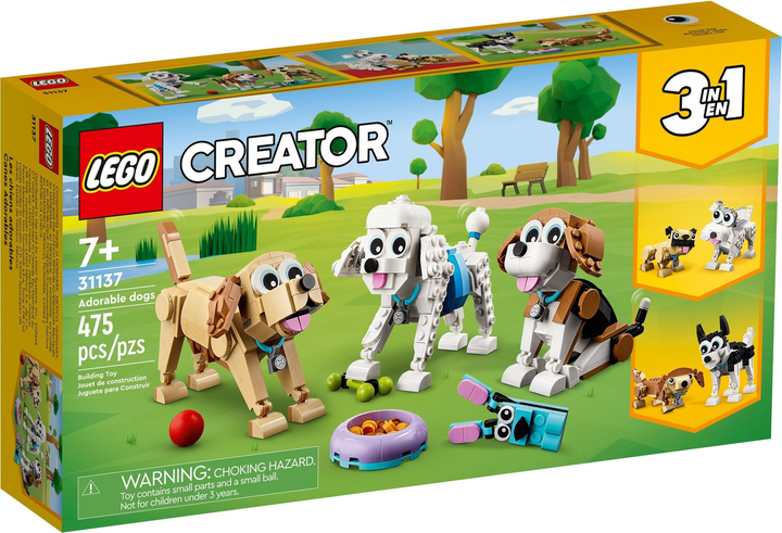 Lego Creator Очаровательные собаки 31137 – игрушки с доставкой от ROZETKA
