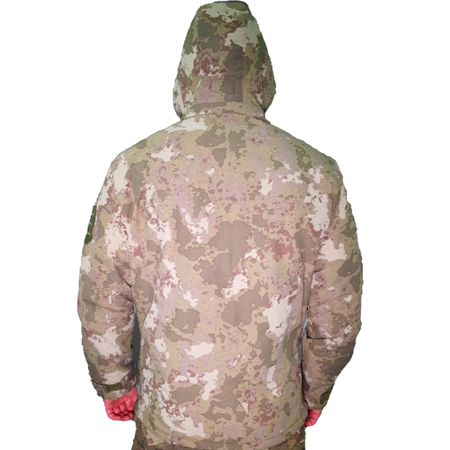 Тактична чоловіча куртка Flas Softshell Thermal XXL камуфляж (#EKIP214XXL) - зображення 3