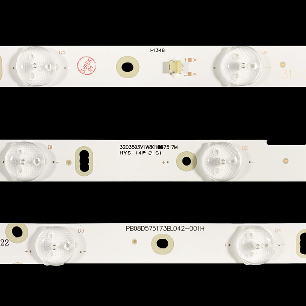 LED підсвітка TV 32" 575mm 8-led ZH32D08-ZC14F-01 PB08D575173BL042-001H ...