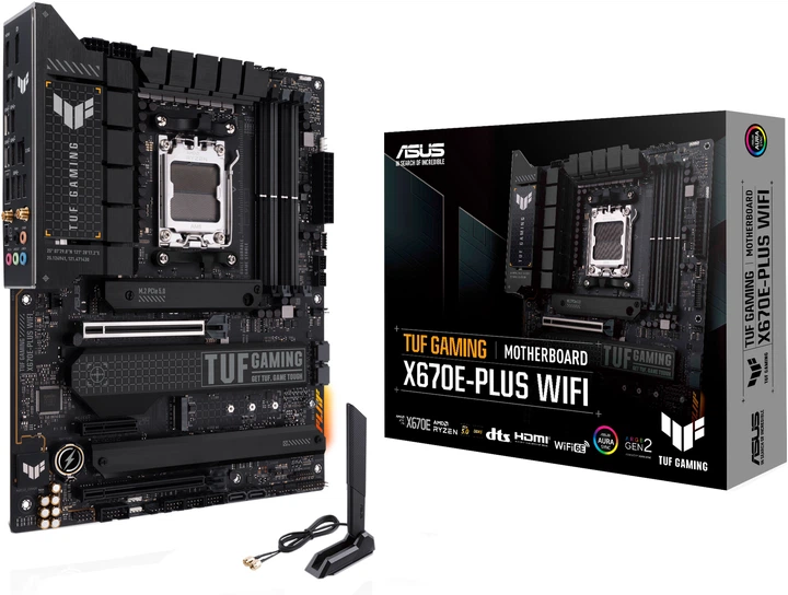 Материнська плата Asus TUF Gaming X670E-Plus Wi-Fi (sAM5, AMD X670, PCI-Ex16) - зображення 6